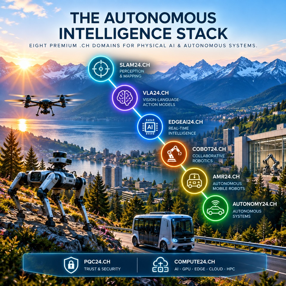 The Autonomous Intelligence Stack with SLAM24, VLA24, EDGEAI24, COBOT24, AMR24, AUTONOMY24, PQC24 and COMPUTE24